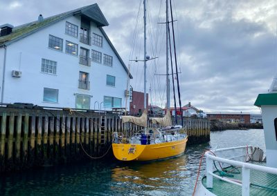 Aan de vaste kade in Vadsø